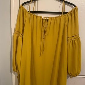 Bohemian Off the Shoulder Drawstring Dress